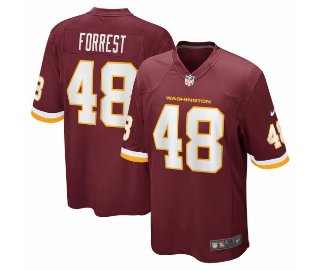 Washington Football Team Darrick Forrest Men's Nike Burgundy Game Jersey