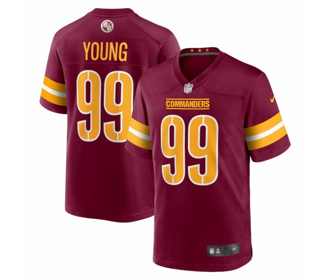 Washington Commanders Chase Young Men's Nike Burgundy Game Jersey