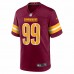 Washington Commanders Chase Young Men's Nike Burgundy Game Jersey