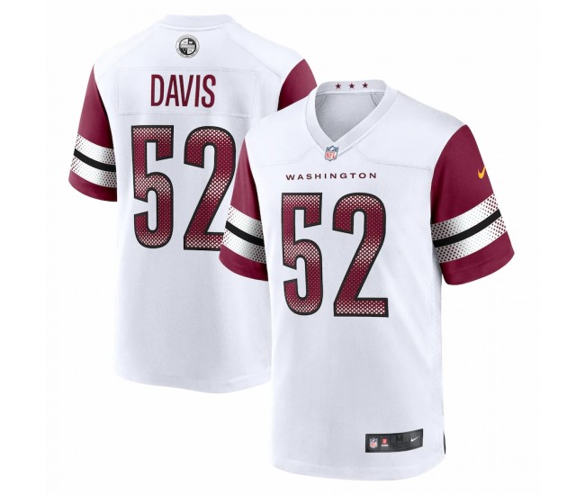 Washington Commanders Jamin Davis Men's Nike White Game Jersey