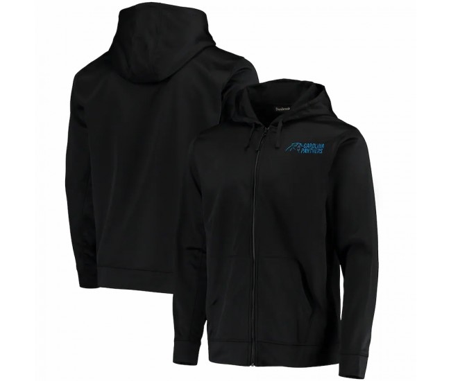 Carolina Panthers Men's Dunbrooke Black Trophy Fleece Full-Zip Hoodie