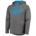 Carolina Panthers Men's Fanatics Branded Charcoal Defender Raglan Pullover Hoodie