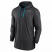 Carolina Panthers Men's Nike Black Sideline Pop Performance Pullover Long Sleeve Hoodie T-Shirt