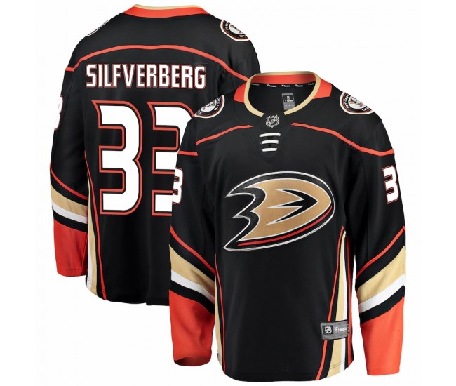 Anaheim Ducks Jakob Silfverberg Men's Fanatics Branded Black Breakaway Player Jersey