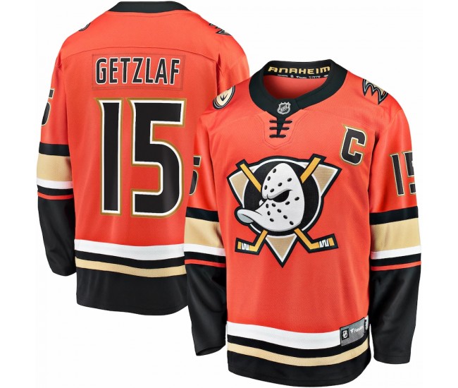 Anaheim Ducks Ryan Getzlaf Men's Fanatics Branded Orange 2019/20 Alternate Premier Breakaway Player Jersey