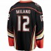 Anaheim Ducks Sonny Milano Men's Fanatics Branded Black Home Breakaway Player Jersey