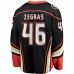 Anaheim Ducks Trevor Zegras Men's Fanatics Branded Black Home Breakaway Jersey