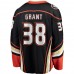 Anaheim Ducks Derek Grant Men's Fanatics Branded Black Home Breakaway Player Jersey