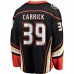 Anaheim Ducks Sam Carrick Men's Fanatics Branded Black Home Breakaway Player Jersey