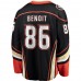 Anaheim Ducks Simon Benoit Men's Fanatics Branded Black Home Breakaway Player Jersey