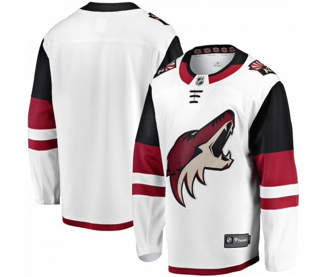 Arizona Coyotes Men's Fanatics Branded White Breakaway Away Jersey