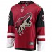 Arizona Coyotes Christian Men's Fischer Fanatics Branded Garnet Breakaway Player Jersey