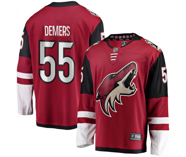 Arizona Coyotes Jason Demers Men's Fanatics Branded Garnet Breakaway Player Jersey