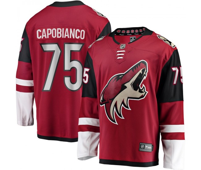 Arizona Coyotes Kyle Capobianco Men's Fanatics Branded Garnet Breakaway Player Jersey