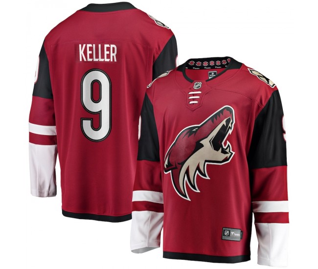 Arizona Coyotes Clayton Keller Men's Fanatics Branded Garnet Home Premier Breakaway Player Jersey