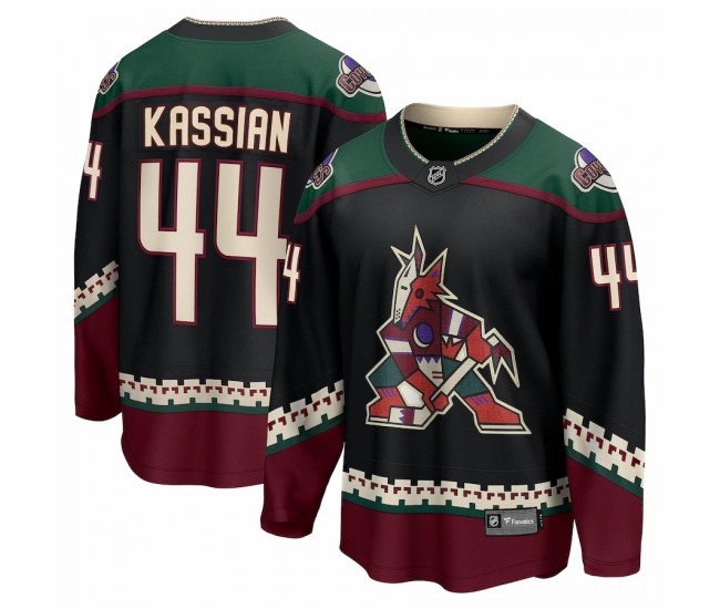 Arizona Coyotes Zack Kassian Men's Fanatics Branded Black Home Breakaway Player Jersey