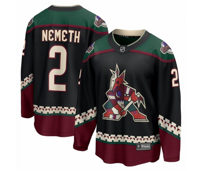 Arizona Coyotes Patrik Nemeth Men's Fanatics Branded Black Home Breakaway Player Jersey