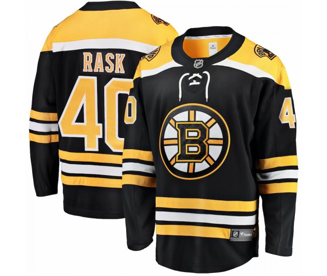 Boston Bruins Tuukka Rask Men's Fanatics Branded Black Breakaway Player Jersey