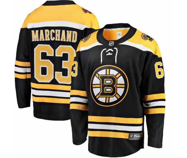 Boston Bruins Brad Marchand Men's Fanatics Branded Black Breakaway Player Jersey