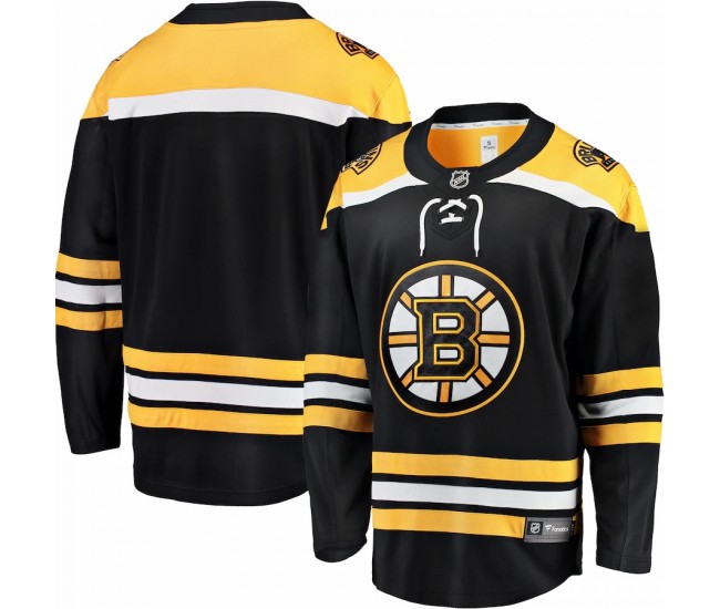 Boston Bruins Men's Fanatics Branded Black Breakaway Home Jersey