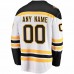 Boston Bruins Men's Fanatics Branded White Away Breakaway Custom Jersey