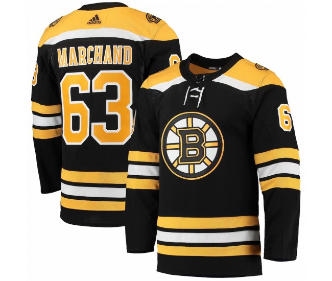 Boston Bruins Brad Marchand Men's adidas Black Authentic Player Jersey