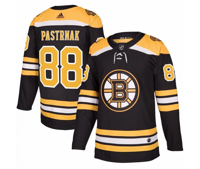 Boston Bruins David Pastrnak Men's adidas Black Authentic Player Jersey