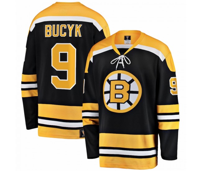 Boston Bruins John Bucyk Men's Fanatics Branded Black Premier Breakaway Retired Player Jersey