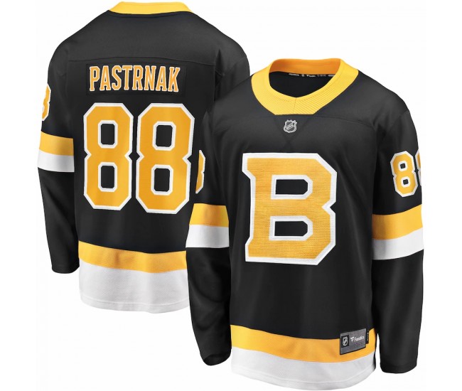 Boston Bruins David Pastrnak Men's Fanatics Branded Black Alternate Premier Breakaway Player Jersey