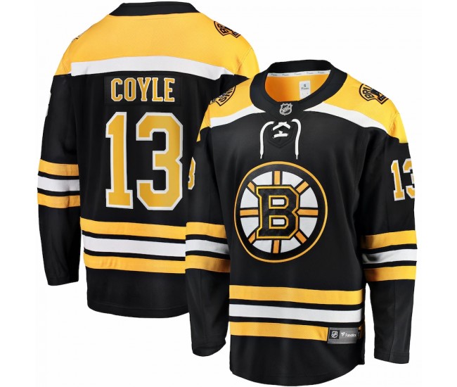 Boston Bruins Charlie Coyle Men's Fanatics Branded Black Home Premier Breakaway Player Jersey