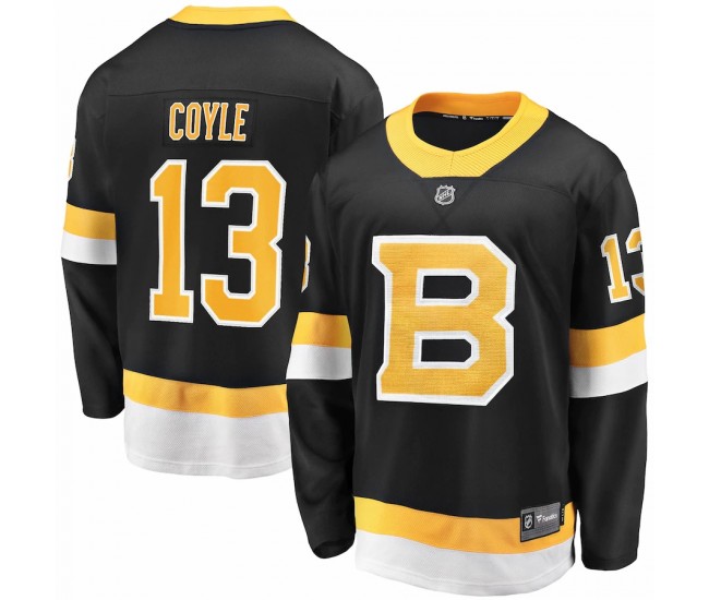 Boston Bruins Charlie Coyle Men's Fanatics Branded Black 2019/20 Alternate Premier Breakaway Player Jersey