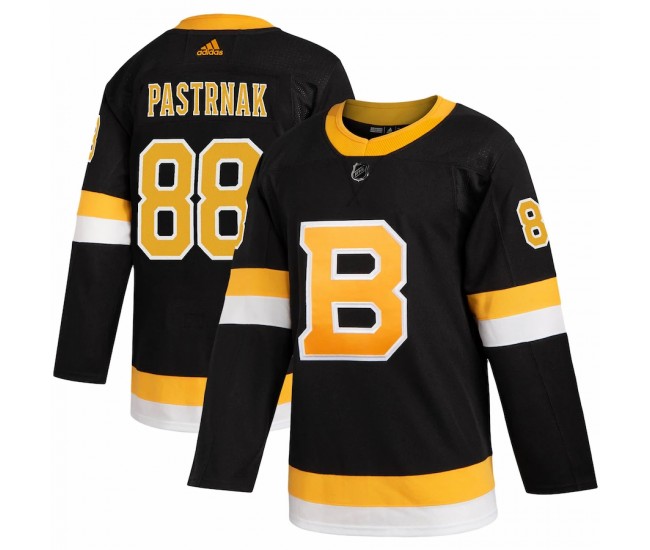 Boston Bruins David Pastrnak Men's adidas Black Alternate Authentic Player Jersey