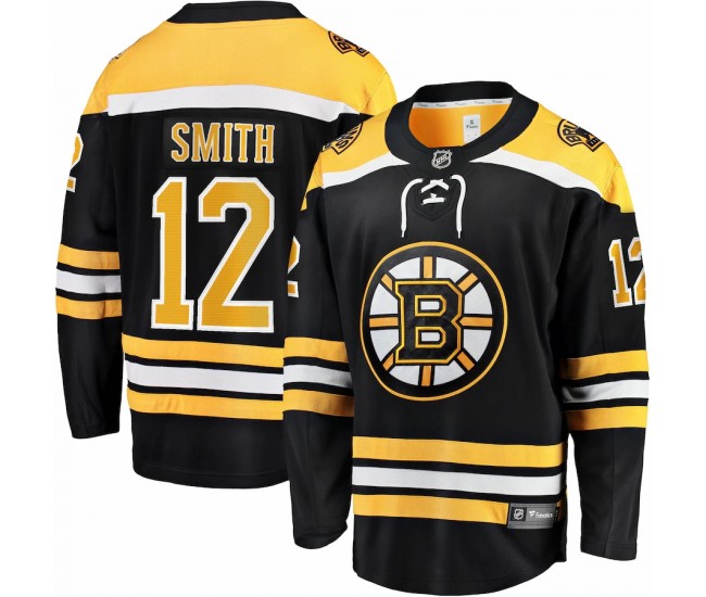 Boston Bruins Craig Smith Men's Fanatics Branded Black Home Breakaway Player Jersey