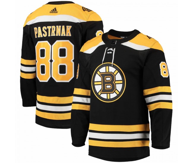 Boston Bruins David Pastrnak Men's adidas Black Home Primegreen Authentic Pro Player Jersey