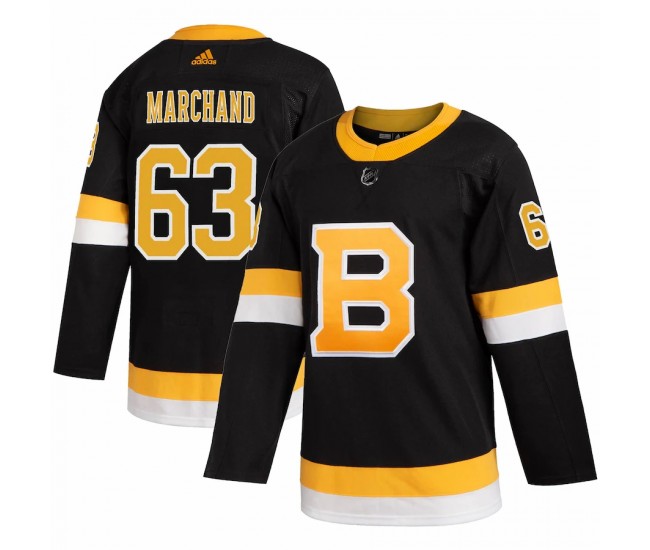 Boston Bruins Brad Marchand Men's adidas Black 2019/20 Alternate Authentic Player Jersey