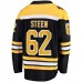 Boston Bruins Oskar Steen Men's Fanatics Branded Black Home Breakaway Player Jersey