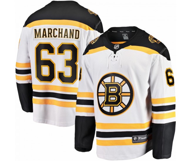 Boston Bruins Brad Marchand Men's Fanatics Branded White Away Premier Breakaway Player Jersey