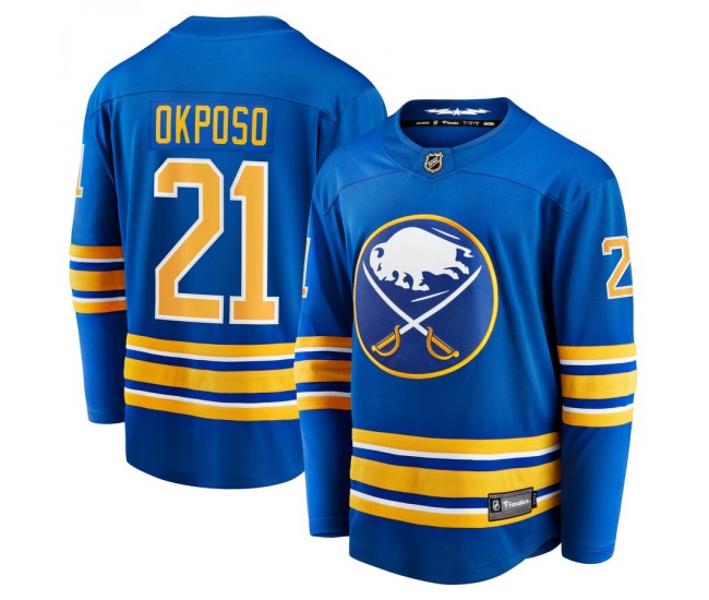 Buffalo Sabres Kyle Okposo Men's Fanatics Branded Royal Home Breakaway Jersey