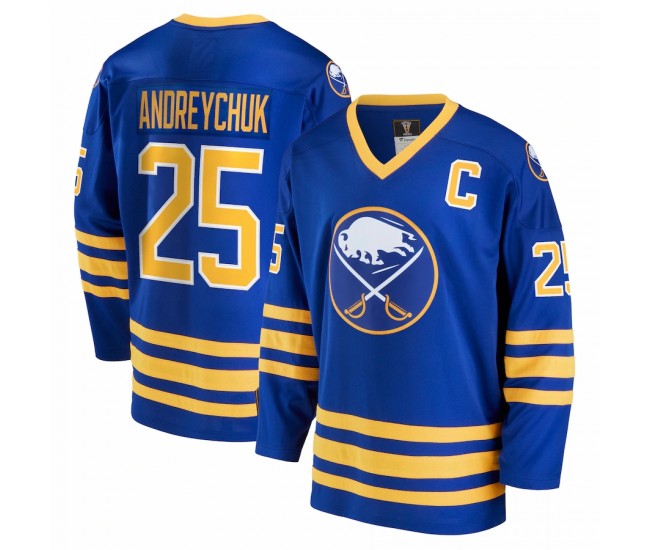 Buffalo Sabres Dave Andreychuk Men's Fanatics Branded Royal Breakaway Retired Player Jersey