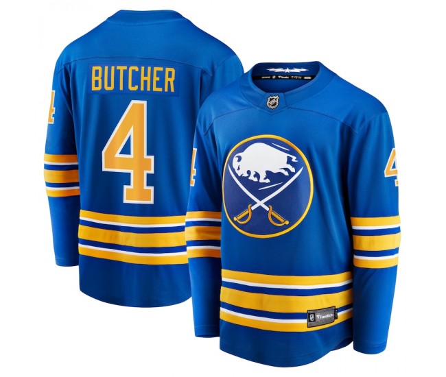 Buffalo Sabres Will Butcher Men's Fanatics Branded Royal Home Breakaway Player Jersey