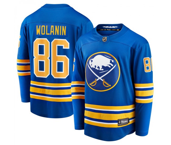 Buffalo Sabres Christian Wolanin Men's Fanatics Branded Royal Home Breakaway Player Jersey