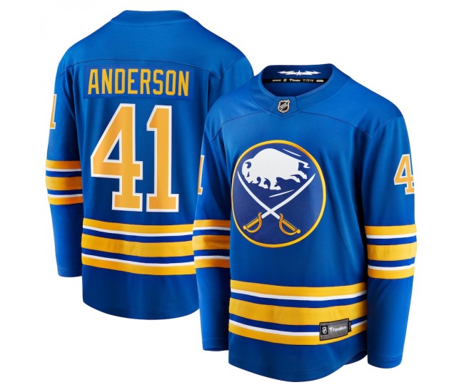 Buffalo Sabres Craig Anderson Men's Fanatics Branded Royal Home Breakaway Player Jersey