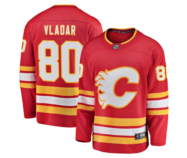 Calgary Flames Daniel Vladar Men's Fanatics Branded Red Home Breakaway Player Jersey