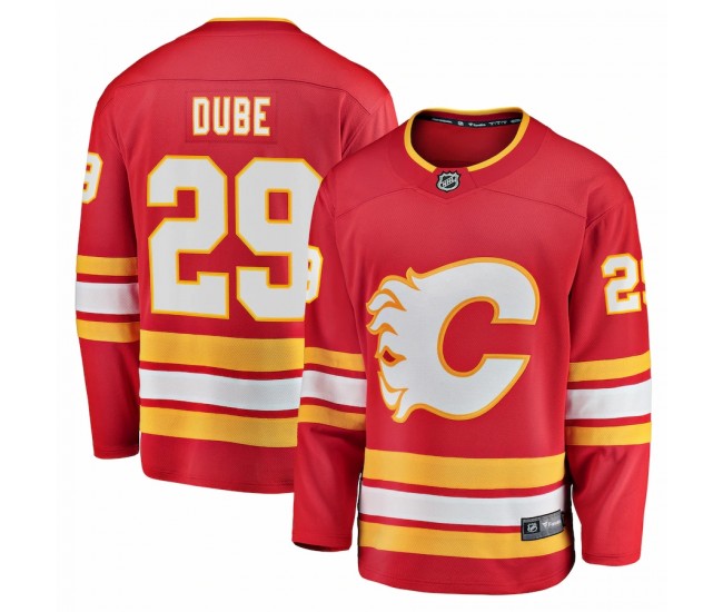 Calgary Flames Dillon Dube Men's Fanatics Branded Red Home Breakaway Player Jersey