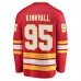 Calgary Flames Johannes Kinnvall Men's Fanatics Branded Red Home Breakaway Player Jersey