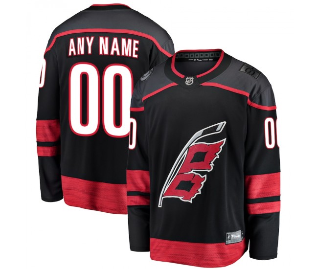 Carolina Hurricanes Men's Fanatics Branded Black Alternate Breakaway Custom Jersey