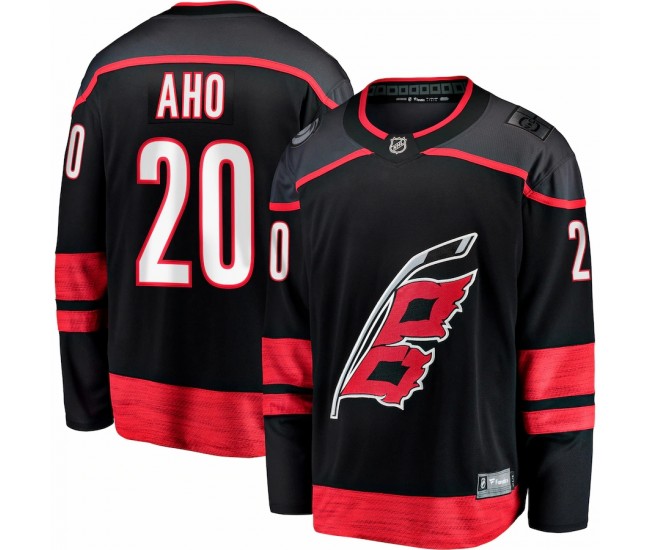 Carolina Hurricanes Sebastian Aho Men's Fanatics Branded Black Alternate Premier Breakaway Player Jersey