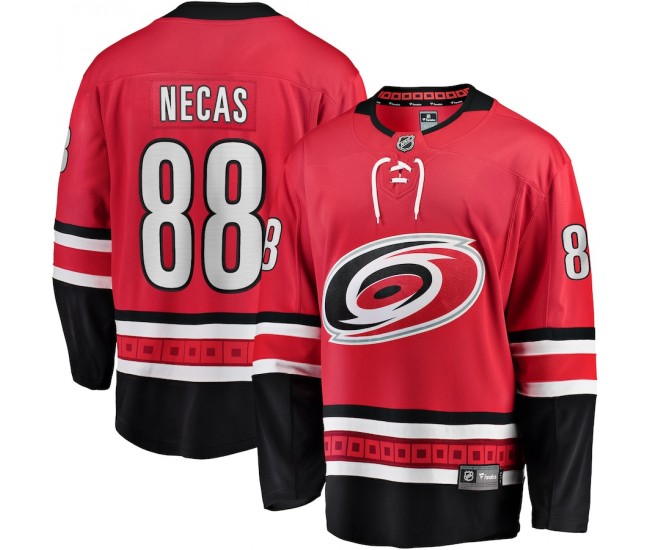 Carolina Hurricanes Martin Necas Men's Fanatics Branded Red Home Breakaway Player Jersey