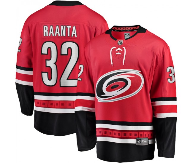 Carolina Hurricanes Antti Raanta Men's Fanatics Branded Red Home Breakaway Player Jersey