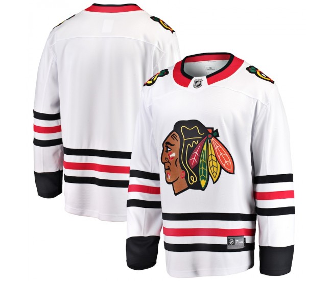 Chicago Blackhawks Men's Fanatics Branded White Breakaway Away Jersey